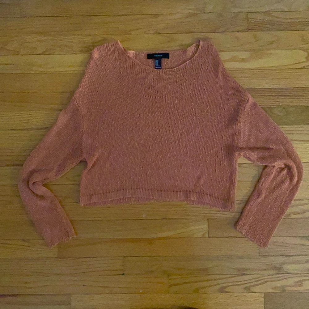 Forever 21 dusty pink knit sweater💗